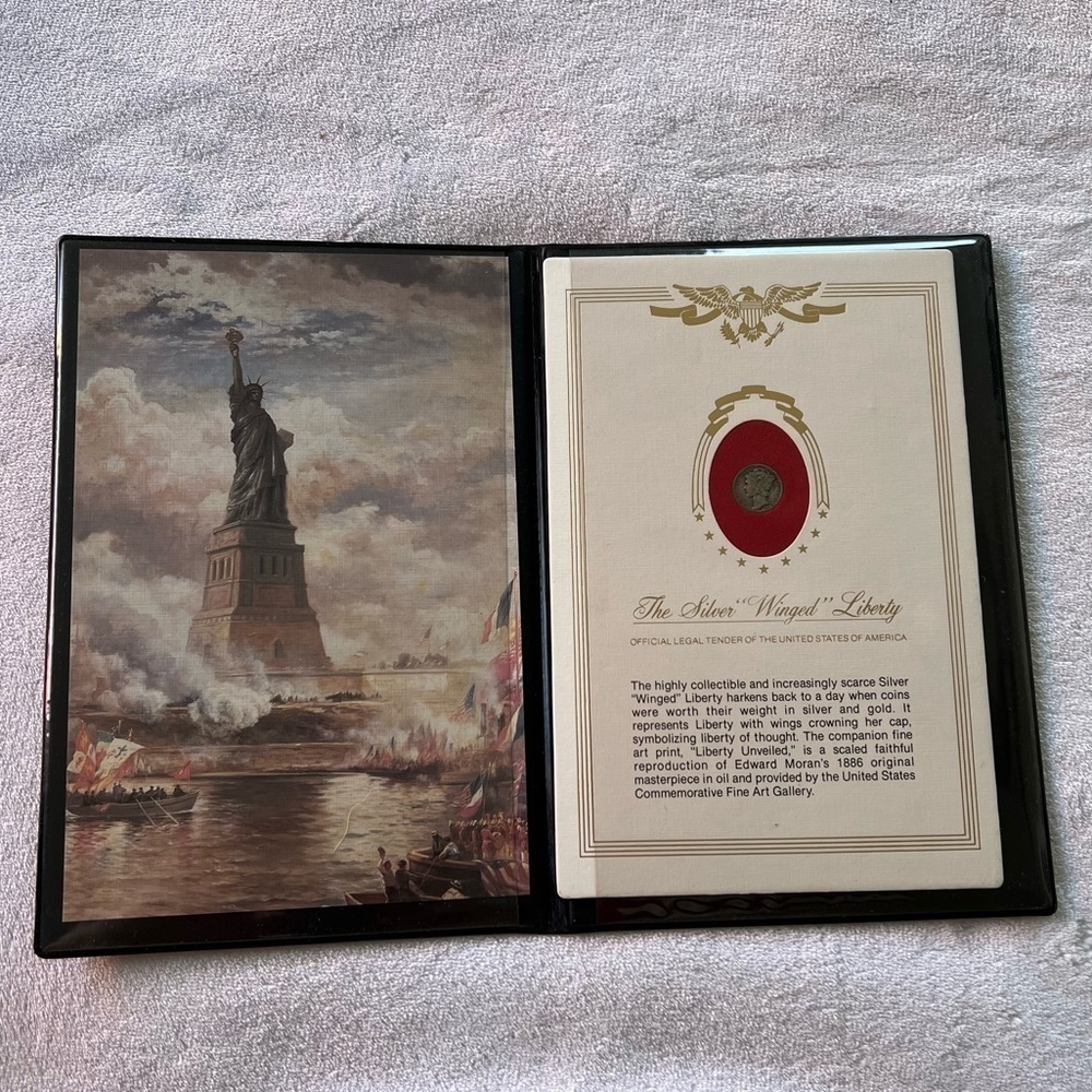 1944 The Silver Winged Liberty Mercury Dime US Commemorative Fine Art Gallery